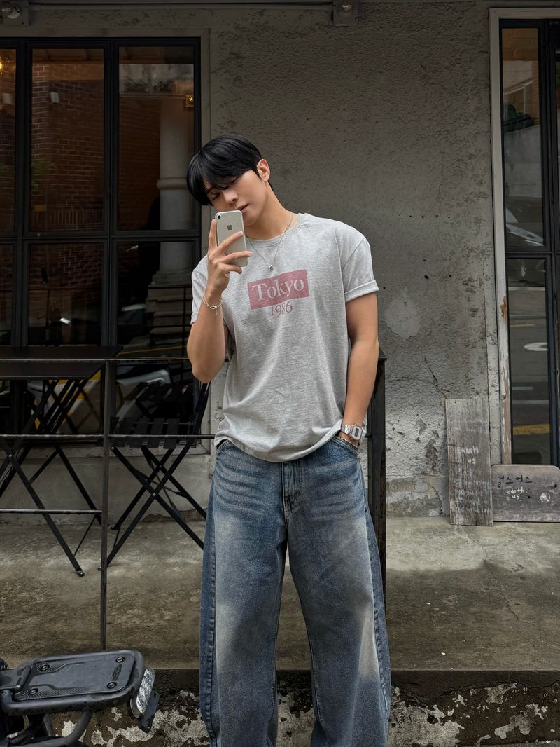 Martin wide curve denim
