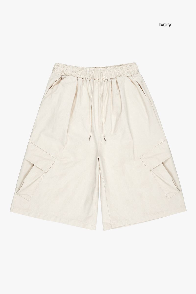 Cedric maxi cargo banding bermuda pants