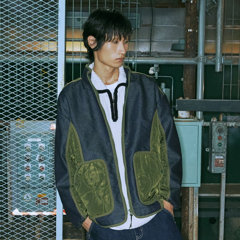ROMANTIC CROWN（ロマンティッククラウン）の「QUILTED DENIM JACKET（Jackets/Outerwear）」