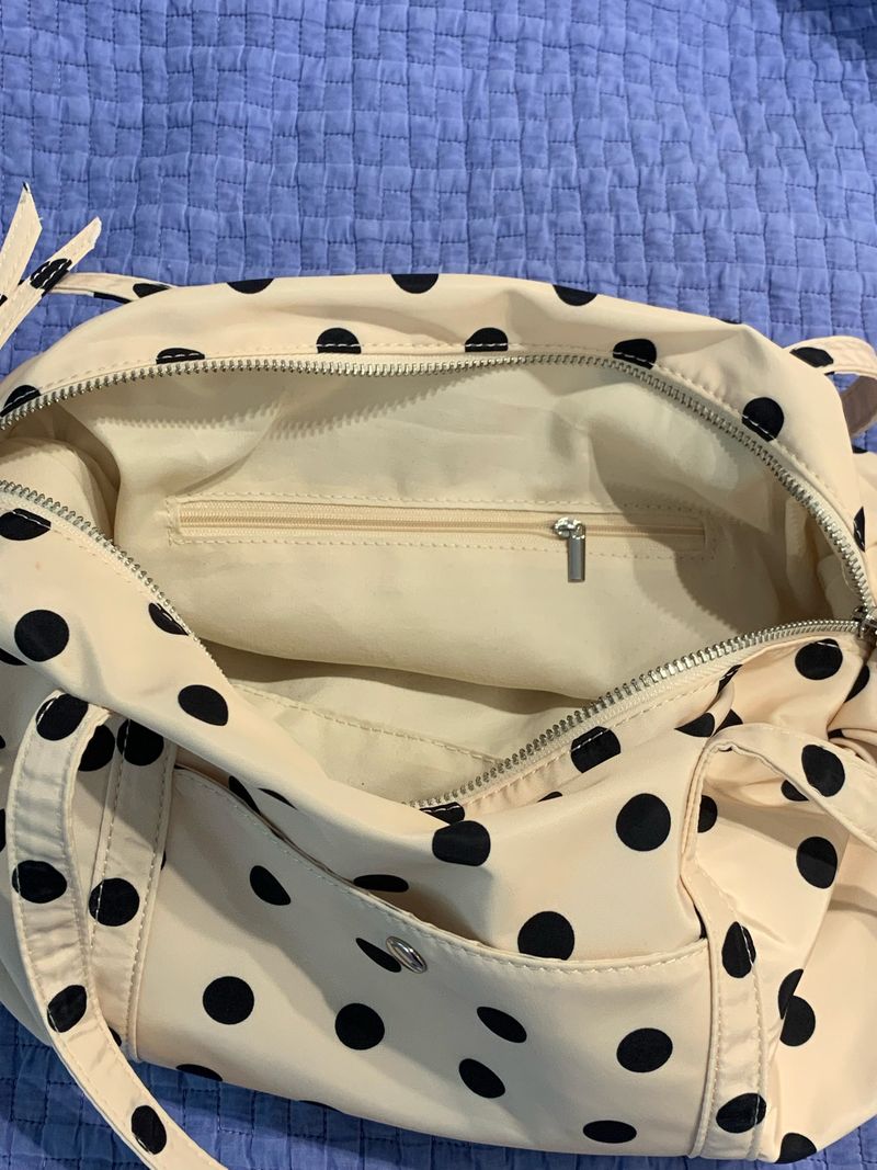 polka dot shoulder bag (2color)