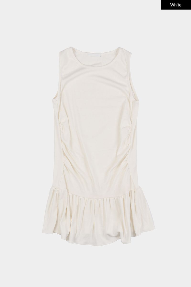 Mers flare sleeveless top