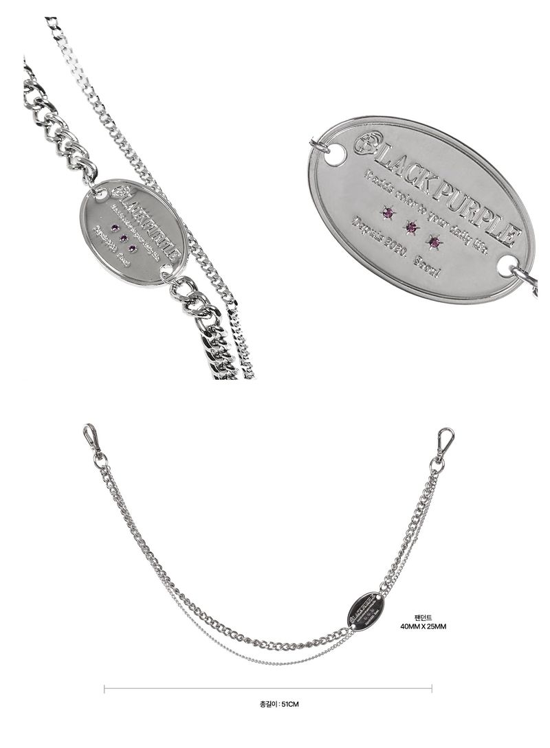 Naming Chain Necklace-Silver