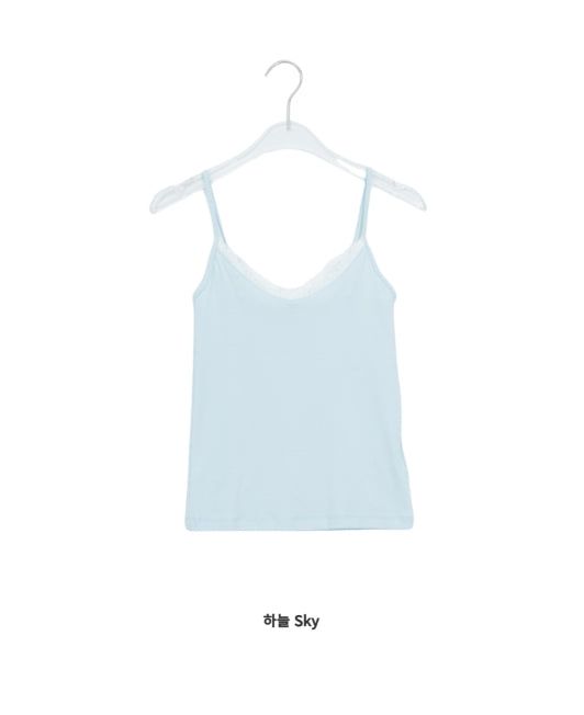 Layered Lace Strap Sleeveless