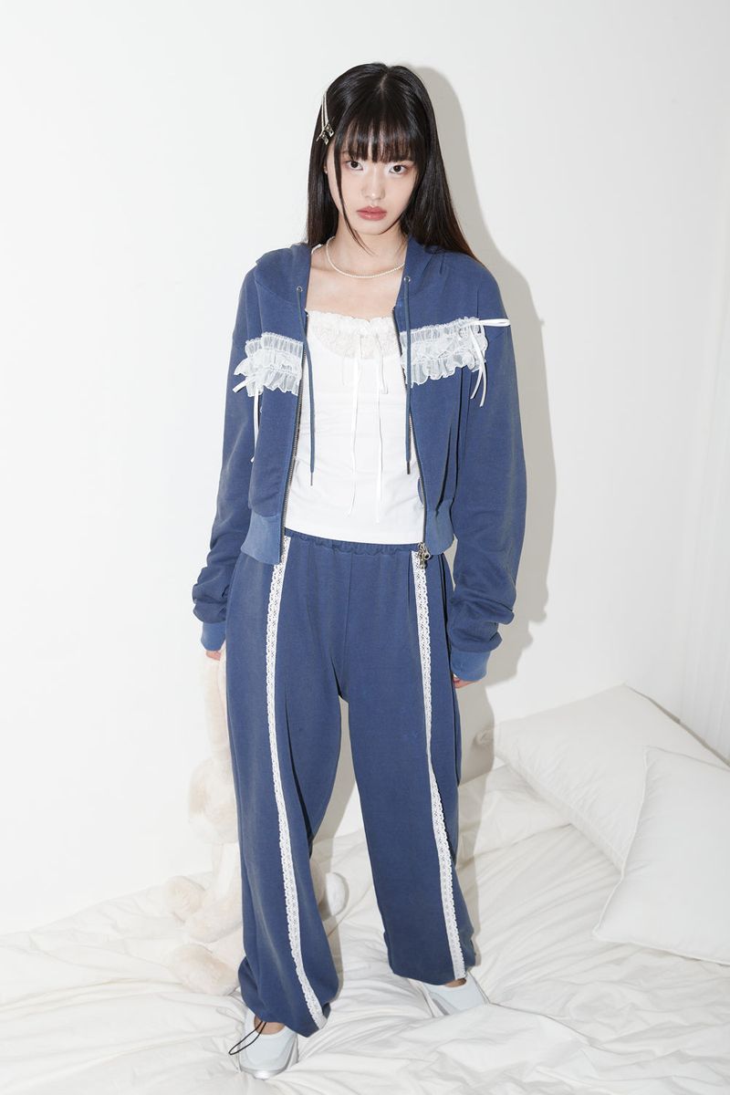 レースリボントップ (WHITE)