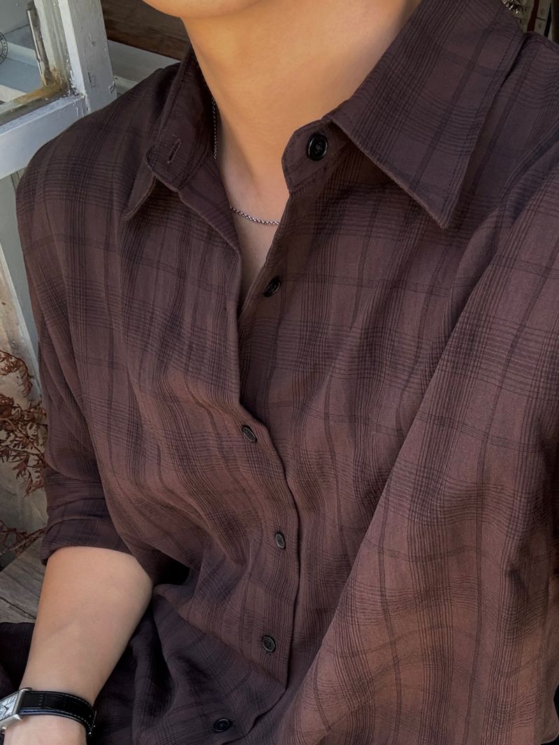 Mark deep check shirt