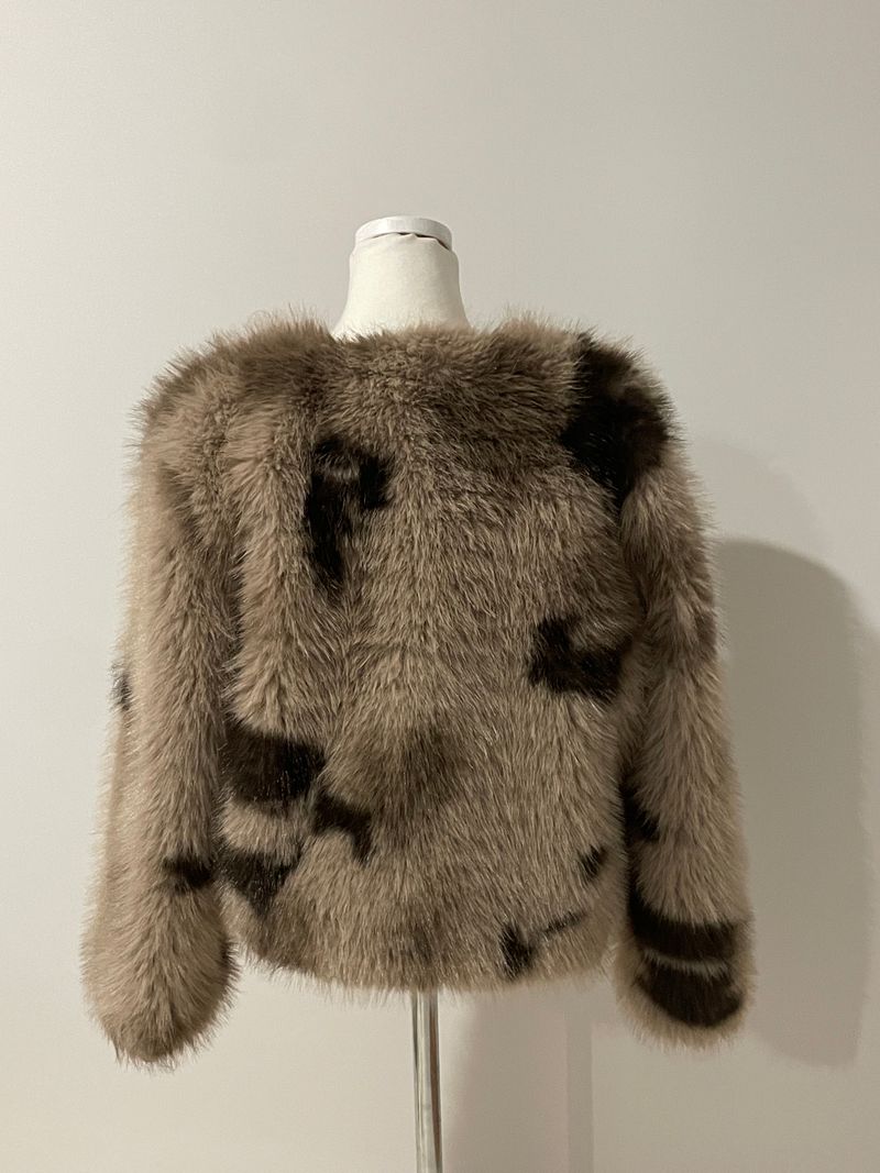 Vintage Leopard Fur Jacket