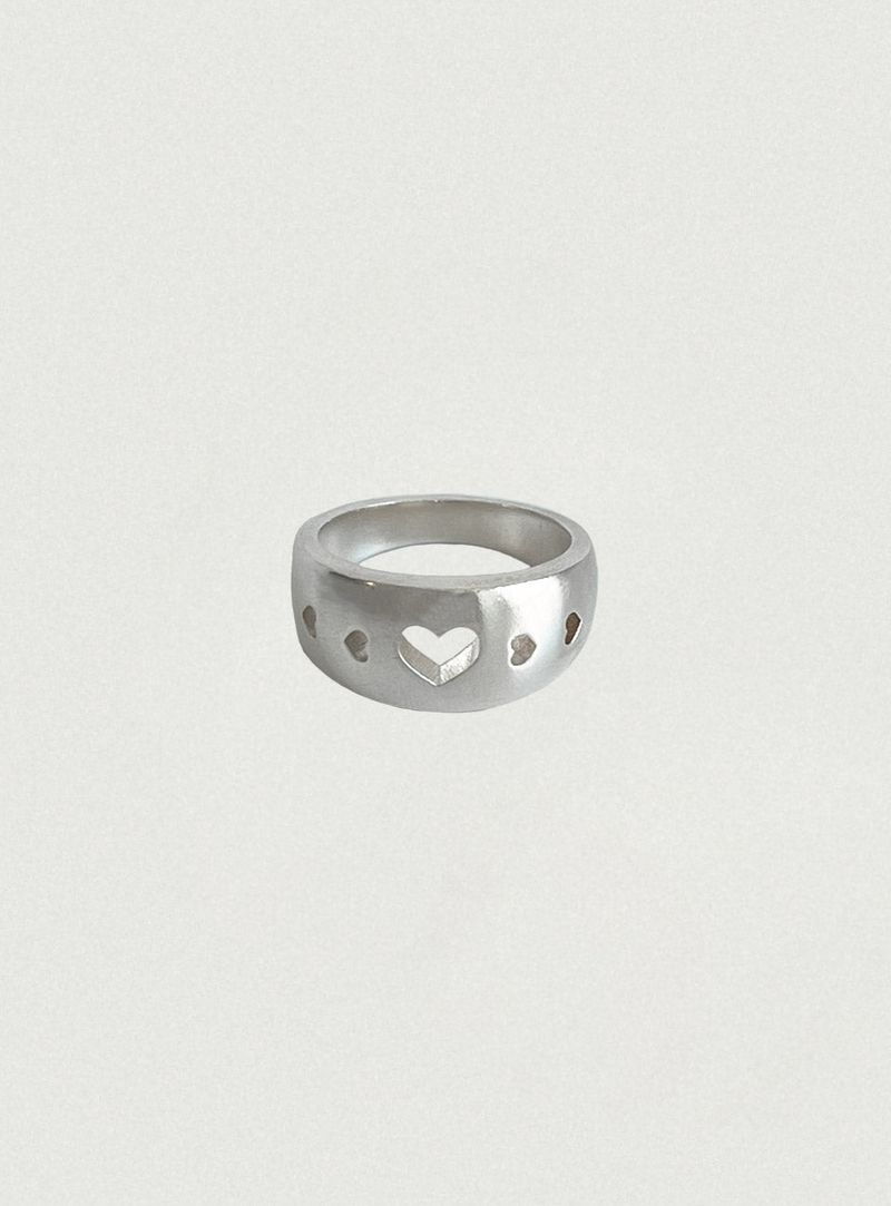 [MADE]WESTERN HEART HOLE RING