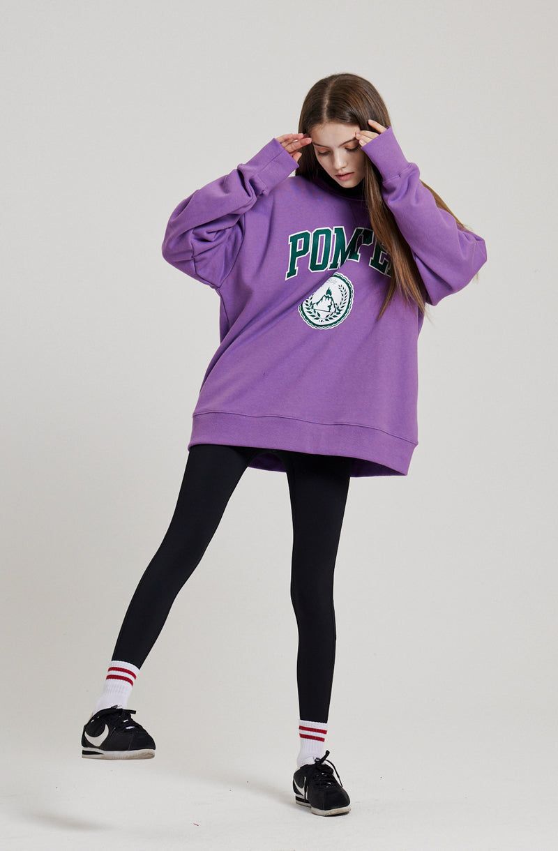 POMPEI VARSITY SWEATSHIRT [VIOLET]