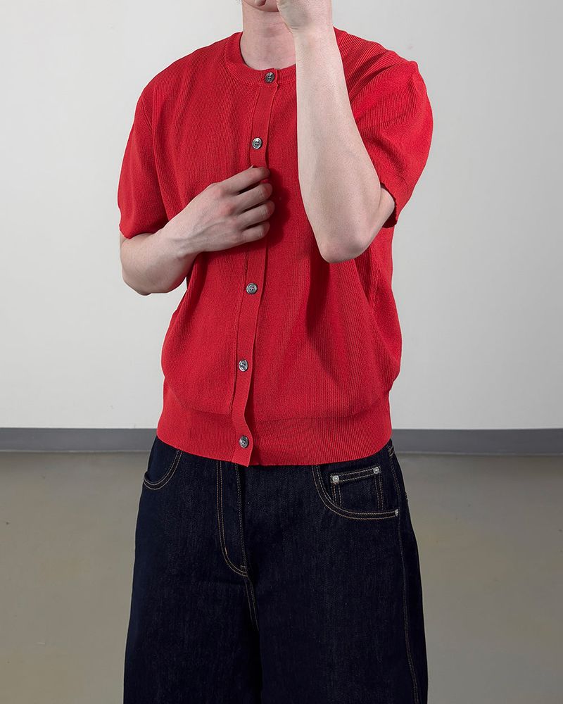 Nitel Half Sleeve Knit Cardigan