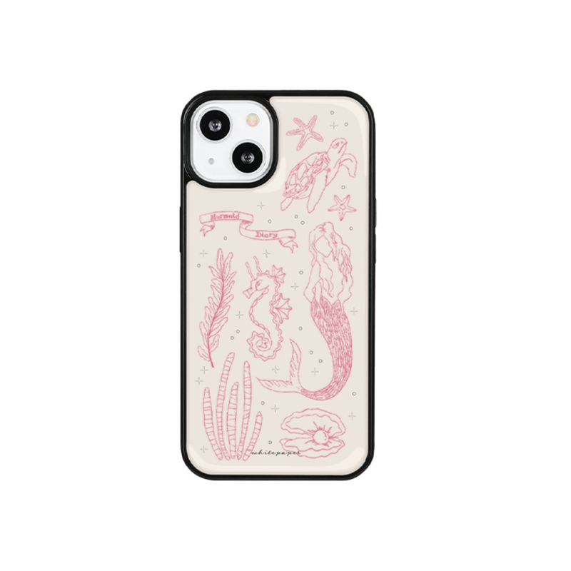 whitepaper（ホワイトペーパー）の「EPOXY BUMPER CASE / MERMAID DIARY PINK（Smartphone Accessories）」