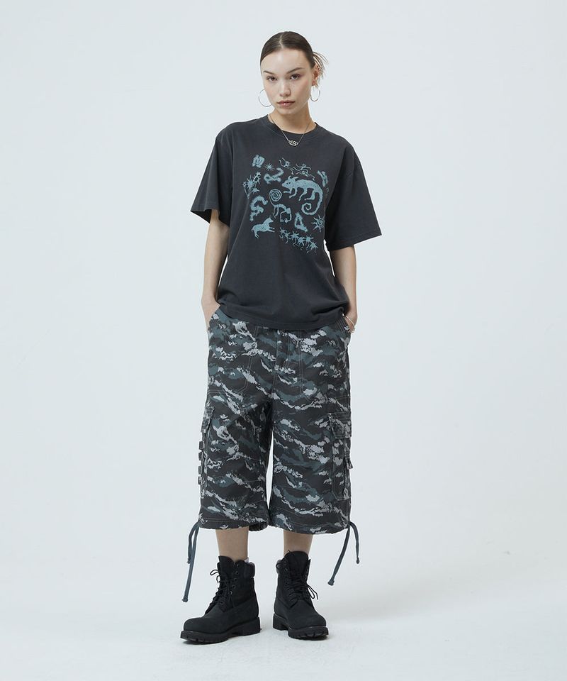 UTILITY CARGO CAMO SHORTS