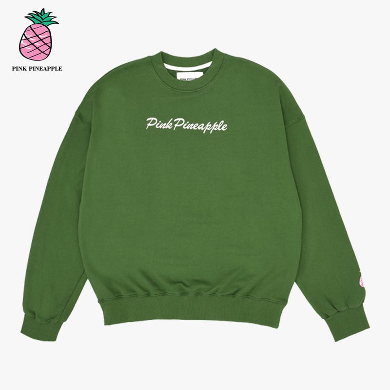 CURLY LETTERING SWEATSHIRT (3COLOR)