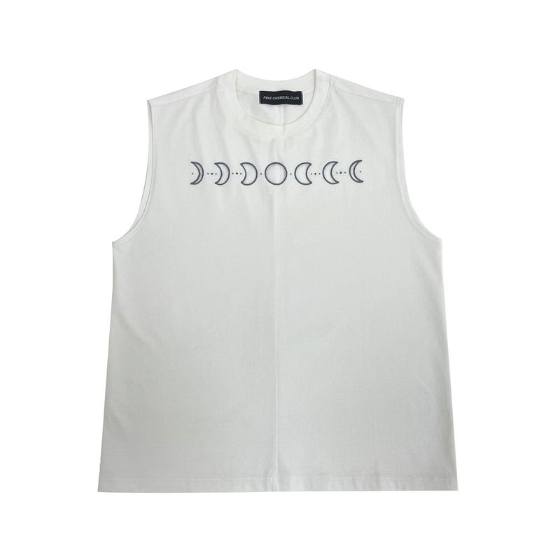 LUNAR SLEEVELESS TOP WHITE