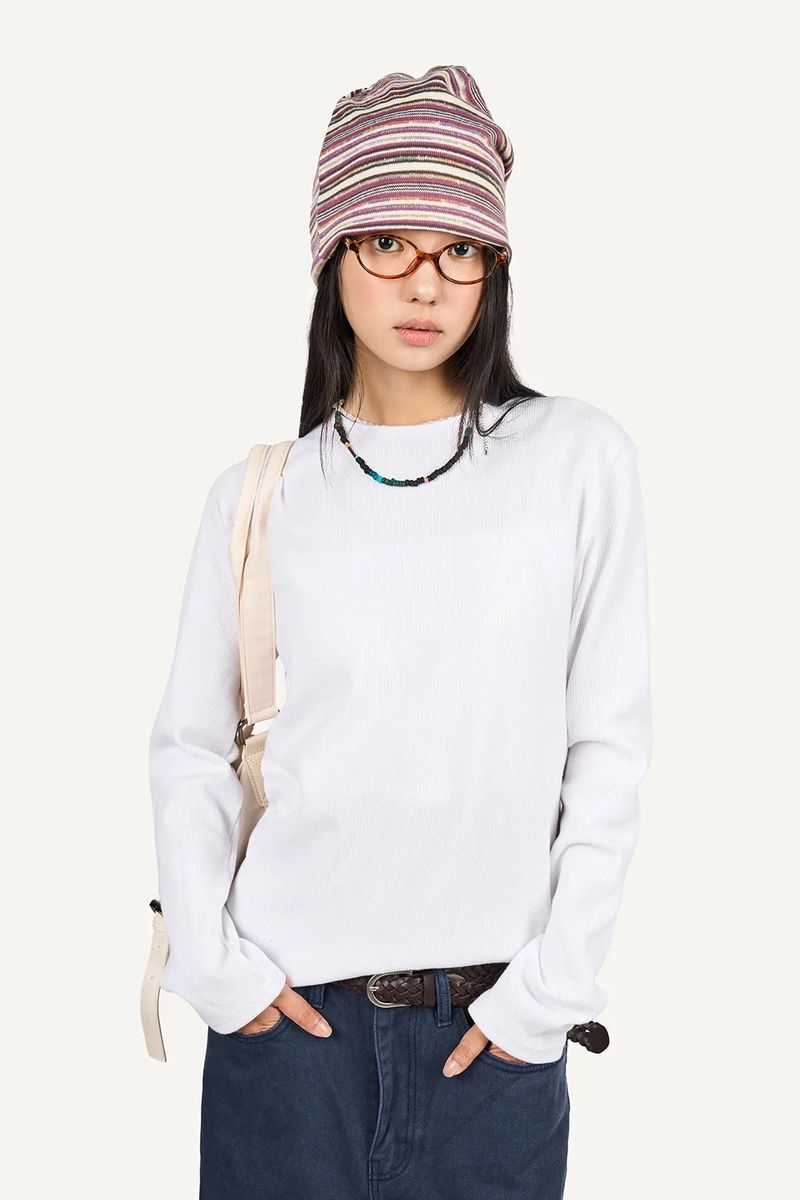 Vintage Multi-Stripe Beanie