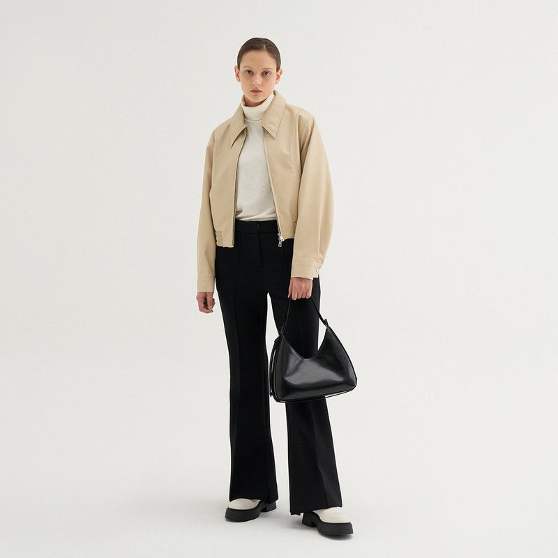 FRAME HOBO BAG_BLACK