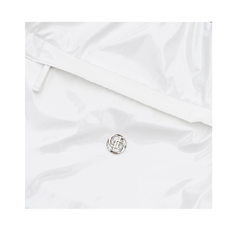 GLOSSY STRING BACK PACK_WHITE