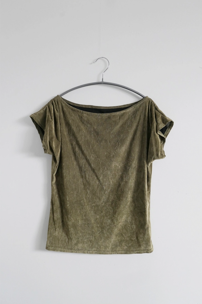soft cowl neck T (2c)