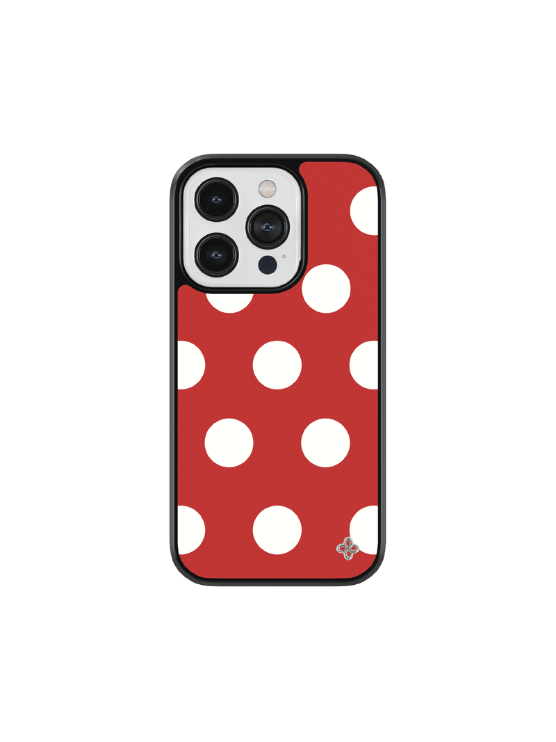 [Glass] Big White Dot Case (Mag safe)