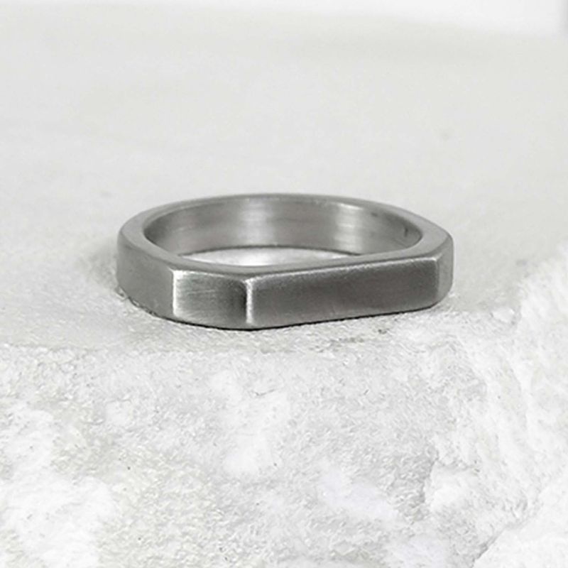 BLESSED BULLET(ブレスドブレット)の「SS-Angle simple Ring_N silver(Accessories)」