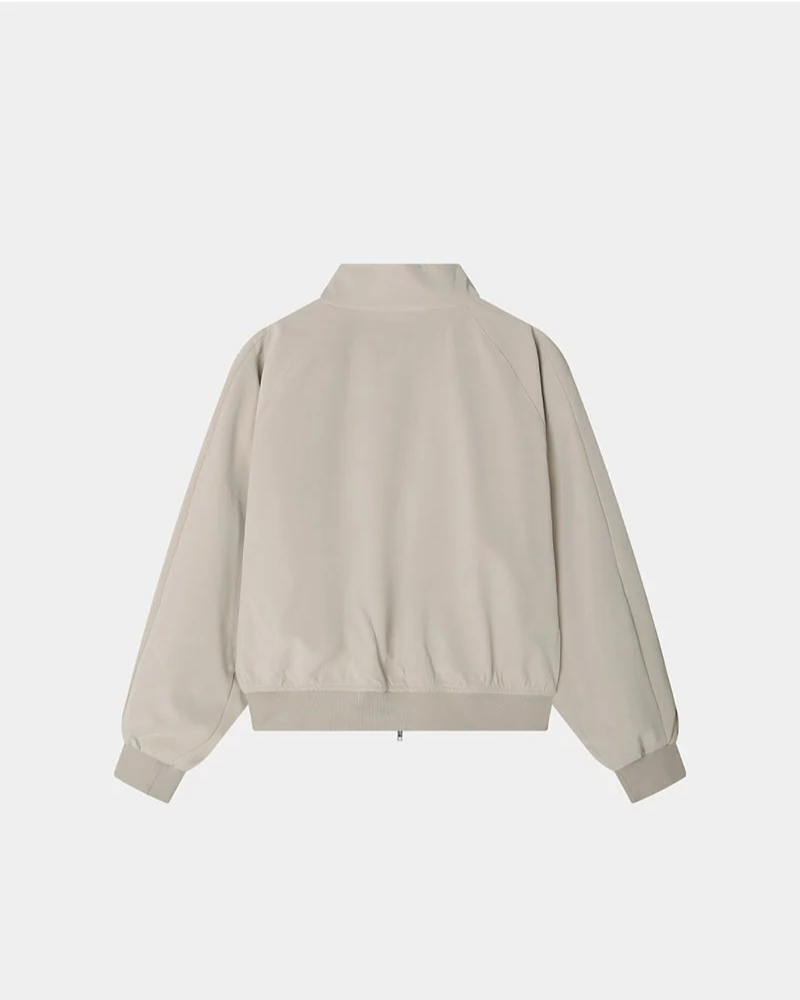[Unisex] Glossy pleats blouson jacket(2color)