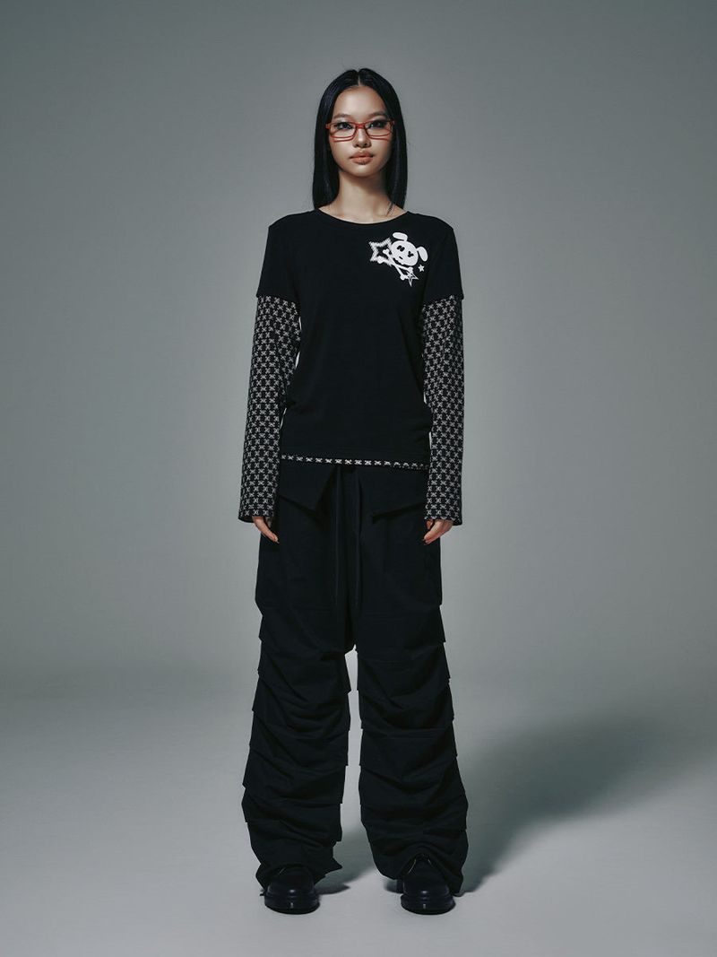 SKULL L/S BLACK