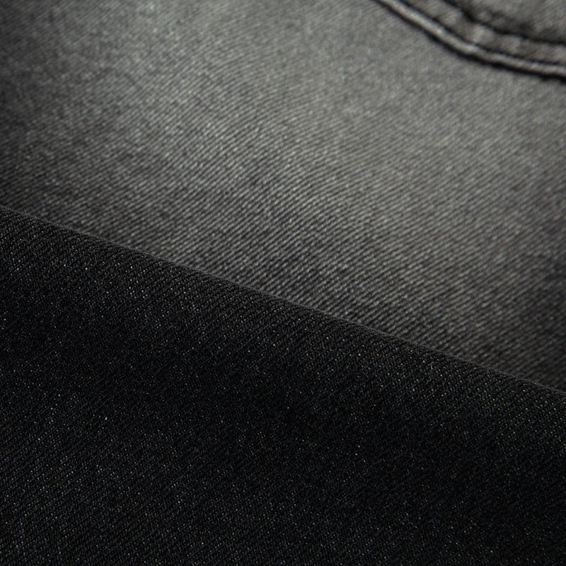 Fire Rose Bermuda Denim Pants Black