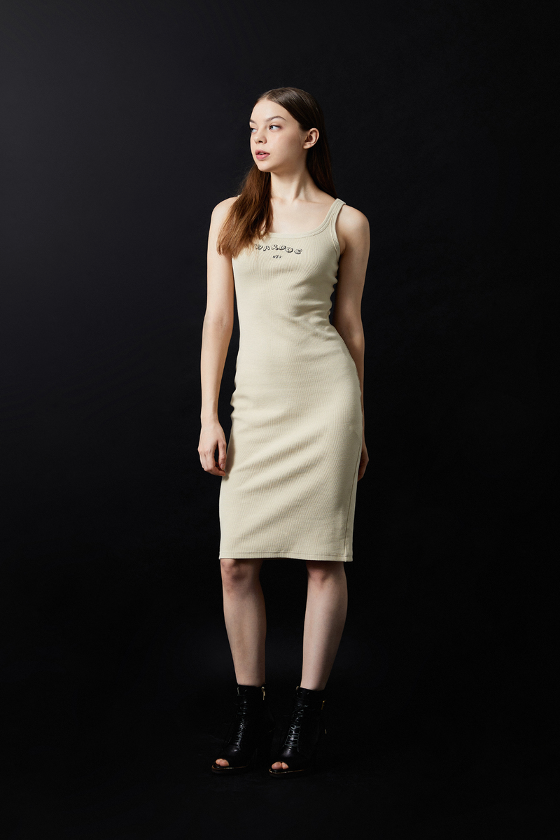 Ribbed Tank Jersey Dress