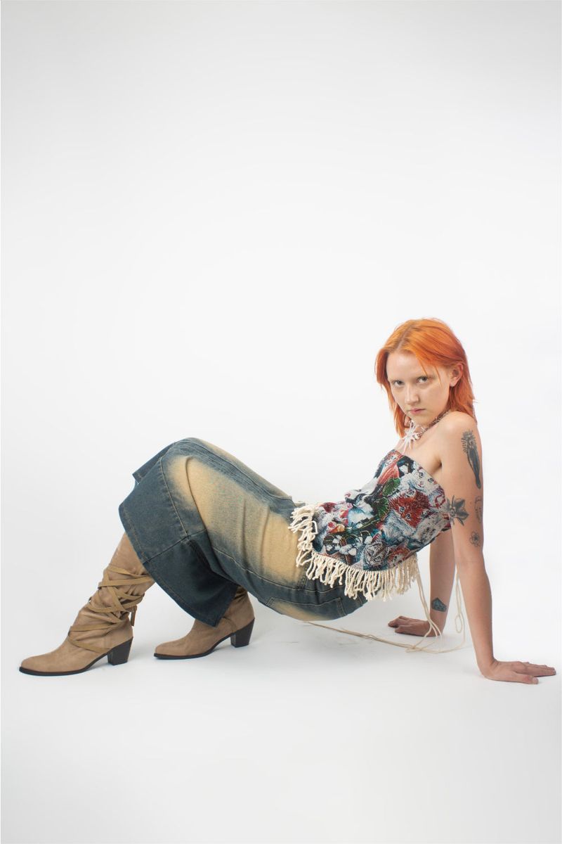 Strap Western Boots (2 color)