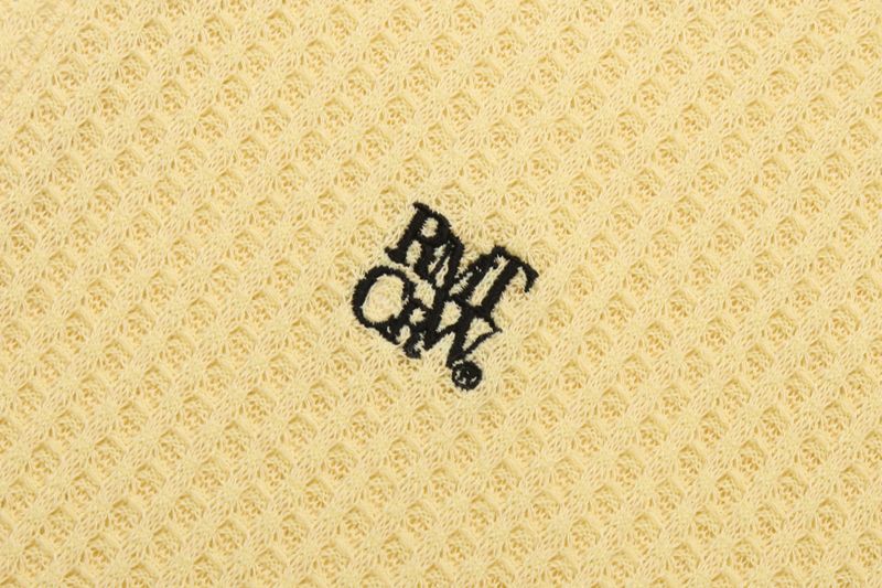 RECENT BUTTON KNIT POLO_LIGHT YELLOW