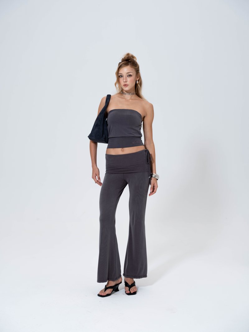 Luv Dept / Cloud-Soft Foldover Flare Pants