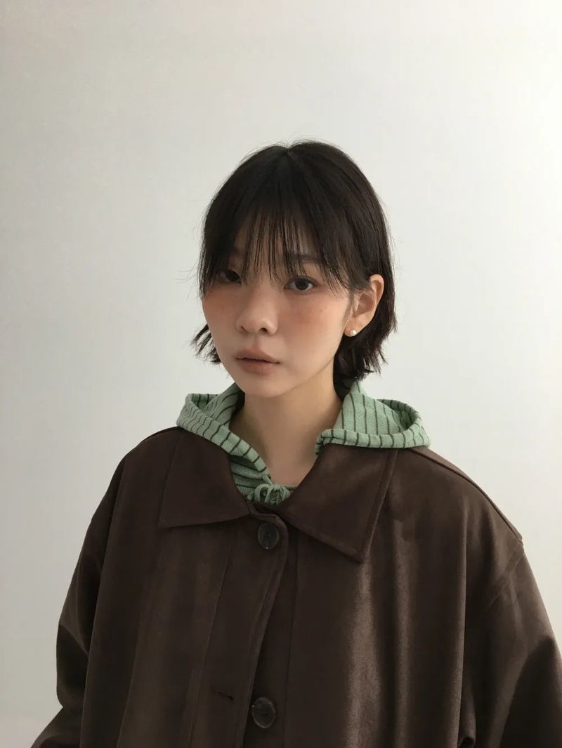 Saco Suede Half Coat (2color)