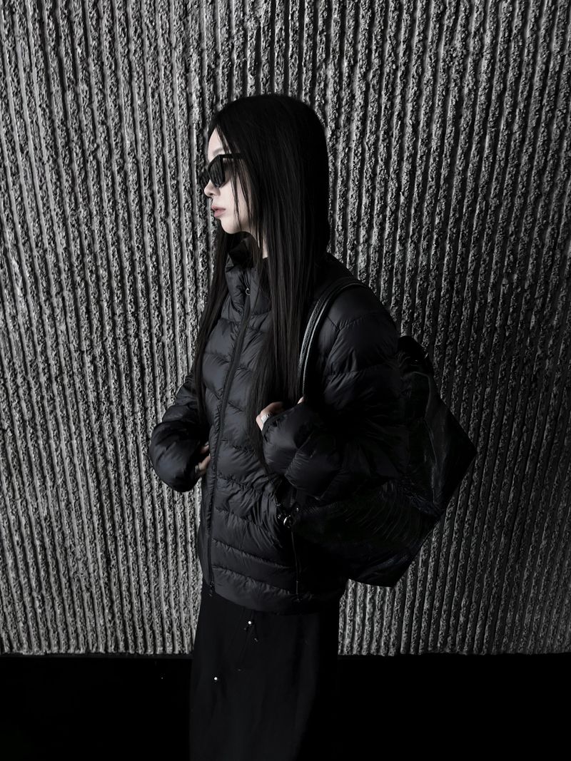 [unisex] aro duck down light puffer (2color)