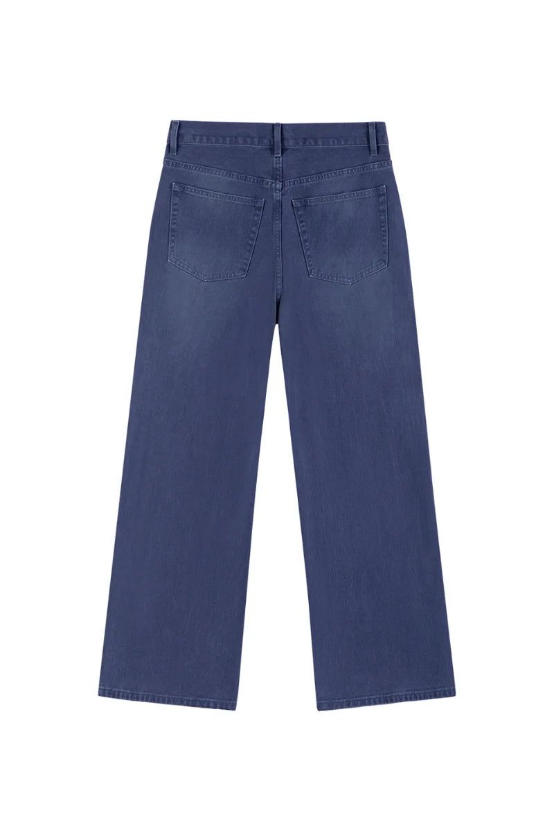 Dyed Flare Washed Jeans