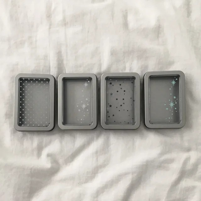 polka dots white Teen Case Iron Multipurpose Storage Box