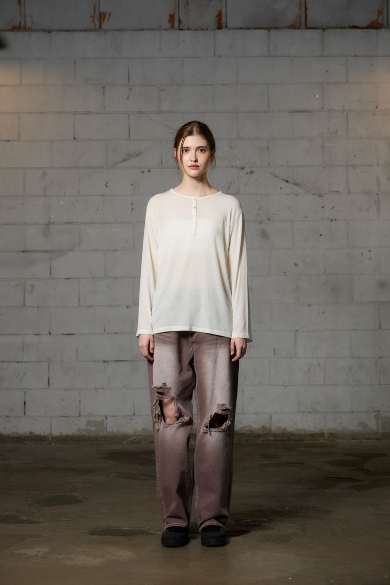 FAIRY WOOL LONG SLEEVE / IVORY