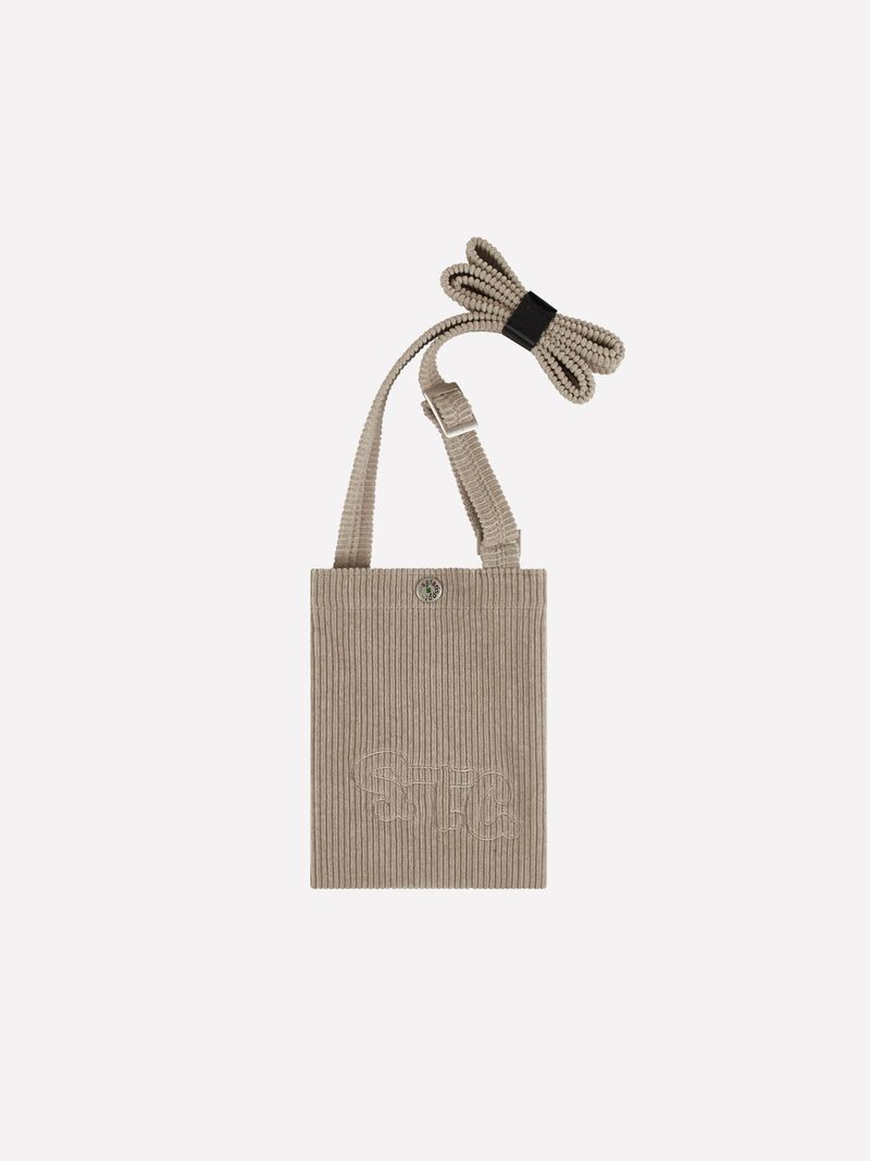safarispot（サファリスポット）の「S.T.C. コーデュロイクロスミニバッグ (BEIGE)（バッグ）」