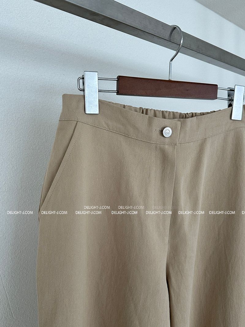 West Cotton Pintuck Wide Pants