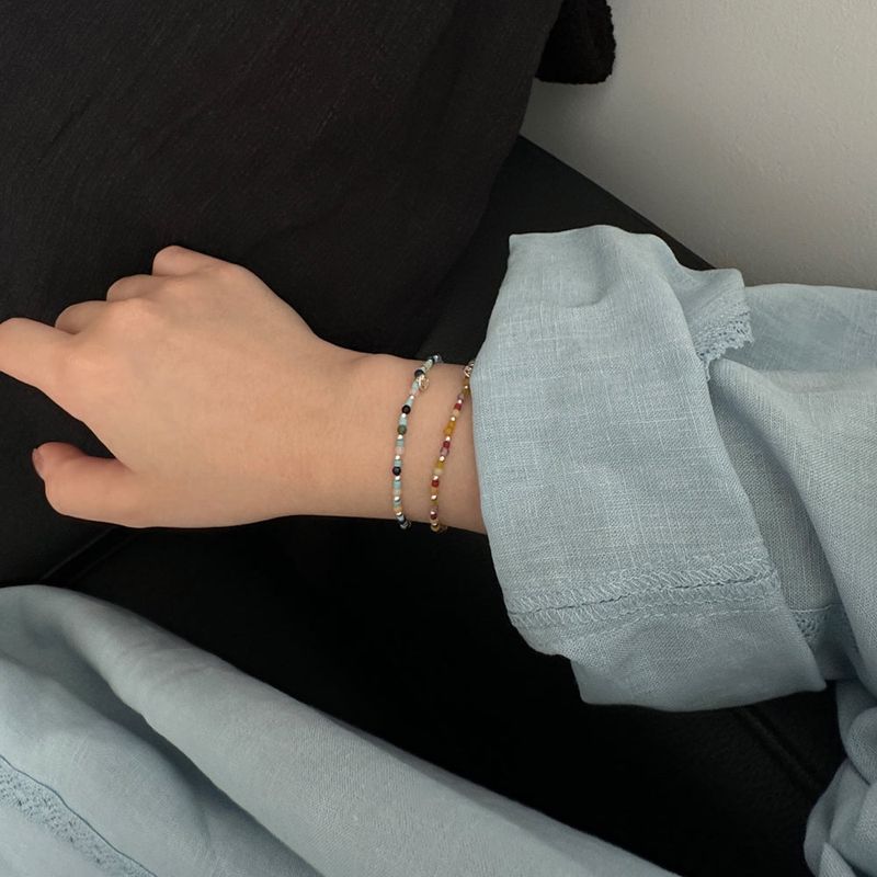 [CCNMADE][BTS V][TXT] Always Gemstone Urethane Bracelet (6color)