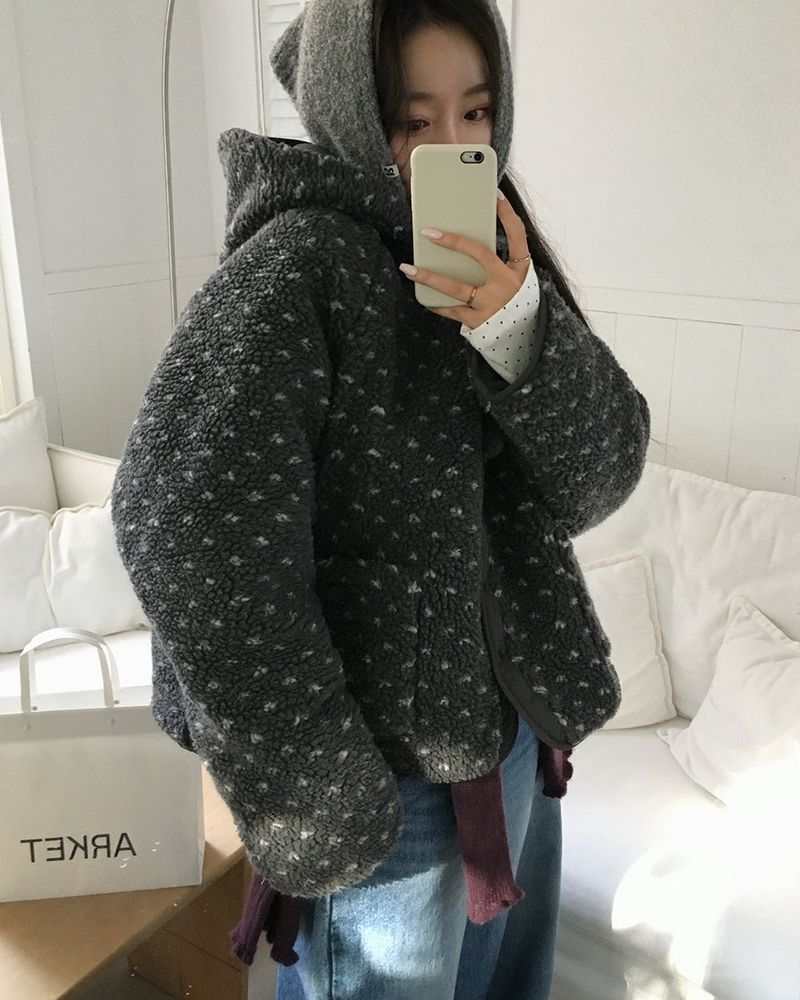 [ORIGINAL] Heart Dot Wool Jumper