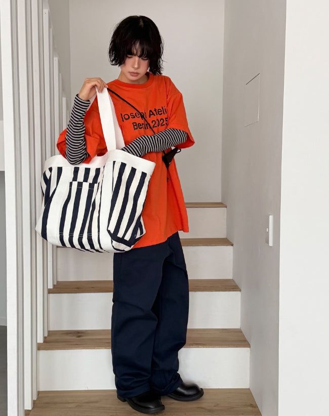 BARREL WIDE COTTON PANTS