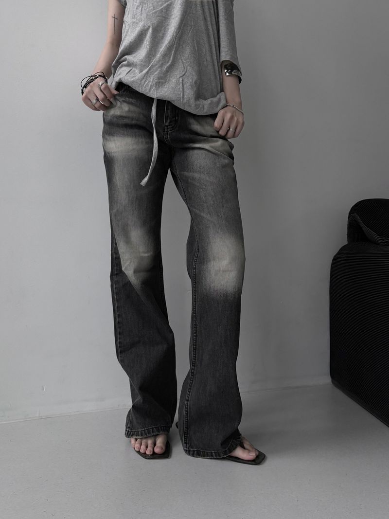 URBAN UNIQUE(アーバンユニーク)の「cat brush wide denim(Pants)」