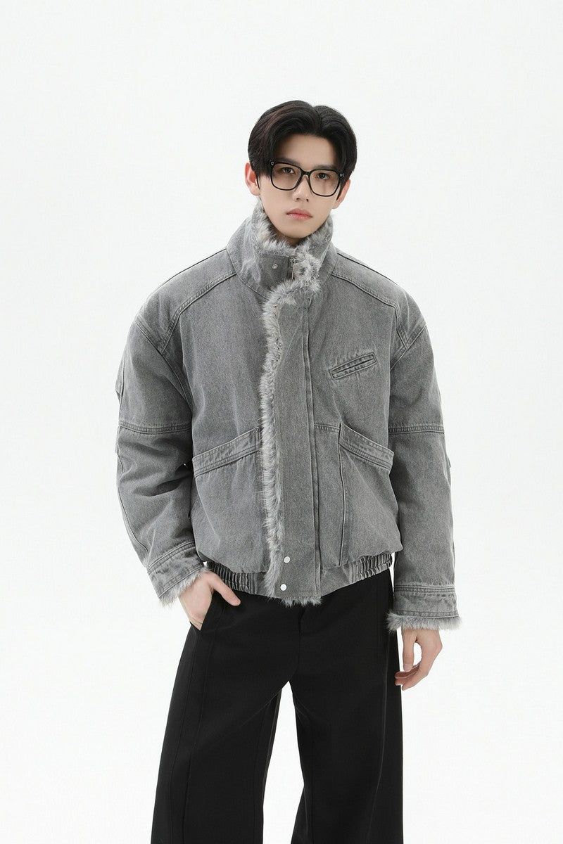 TURNTIDE（ ターンタイド）の「Faux Fur Collar Denim Jacket（Jackets/Outerwear）」