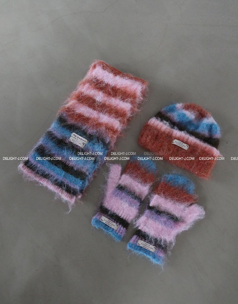 Candy Stripe Colorful muffler