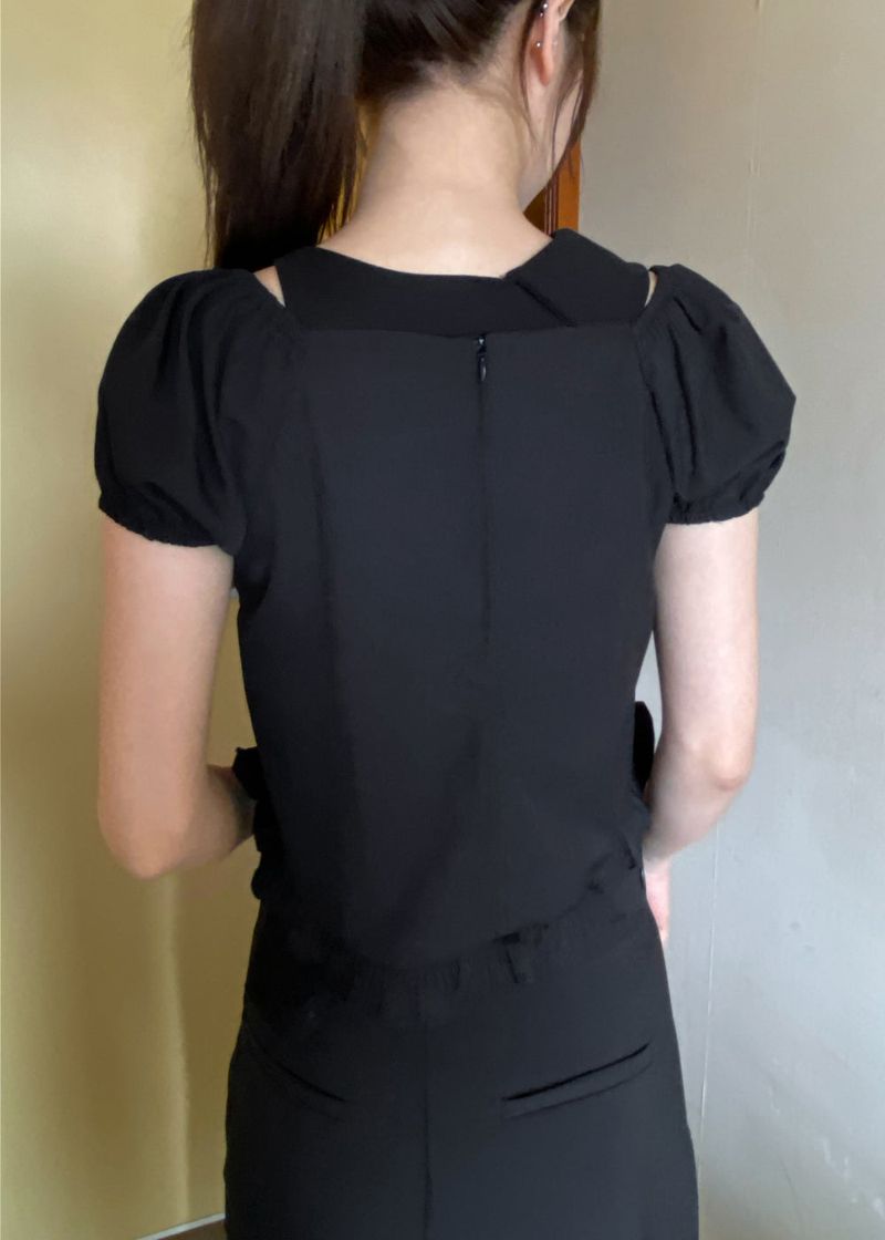 FLOATING RIBBON BLOUSE