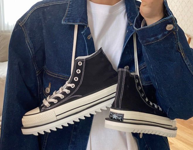Shark Sole Custom Canvas Low (2color)