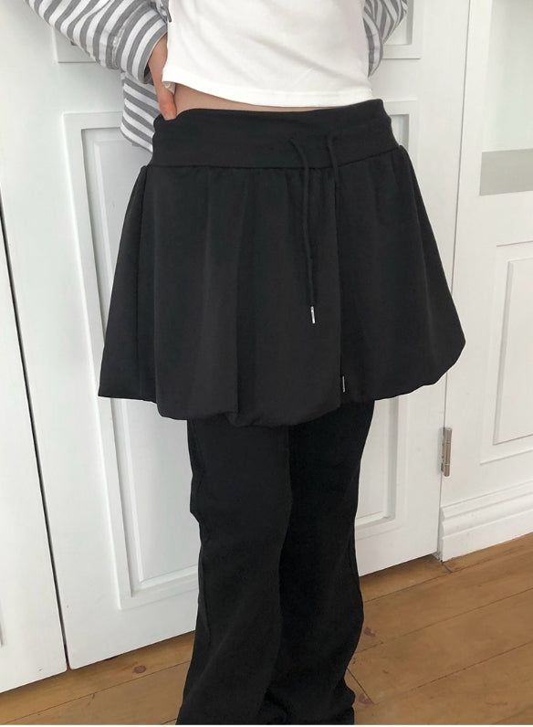 Ina Banding Pumpkin Mini Skirt