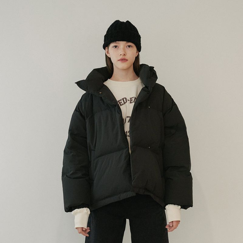 CASUAL PADDED JACKET (BLACK)