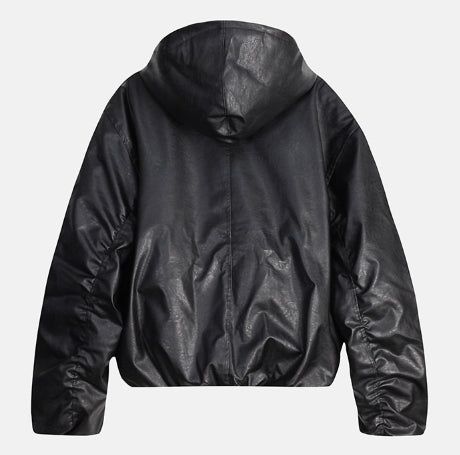 Riot Leather Two Way Bomber Jumper