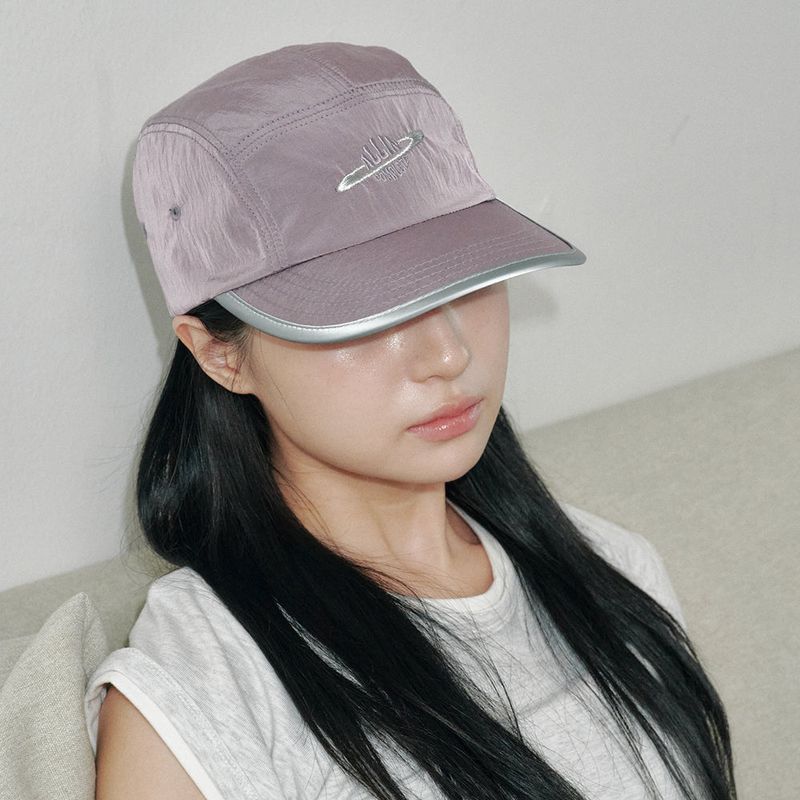 ALLINCOMPLETE（オールインコンプリート）の「Saturn Nylon Camp Cap (Purple)（Hats）」