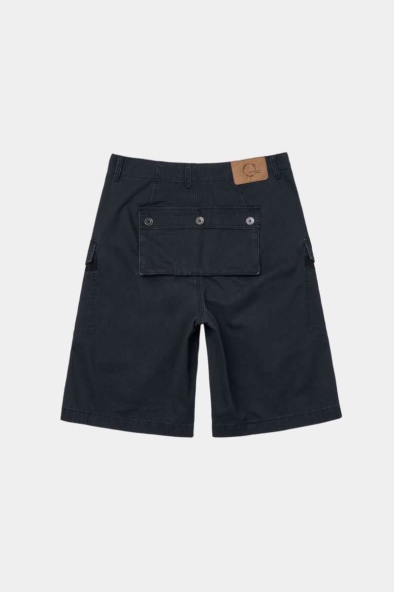 Monkey Pockets Cargo Shorts (Washed Navy)
